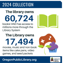 The library owns over 60,000 books!